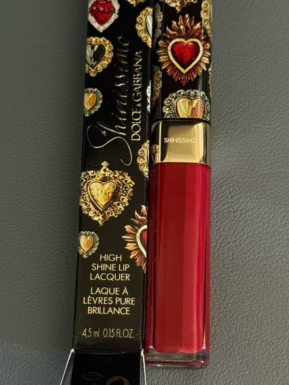Dolce and Gabbana Shinissimo high shine lip lacquer in 640 - #DGAmore